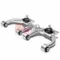 Cbkfuha03sl 03-07 Zpeedstarz For Accord Uc1 Steel Silver Coated Front Upper Suspension Camber Kit Arm Powder-coated