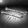 Cbkrcs040tsl-coupe 08-14 Deep Stage Garage For Accord Silver Adjustable Rear Suspension Camber Traction Bar Arm Rod Powder-coated