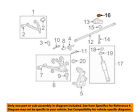 11589217 Gm Hummer Oem Front Nut