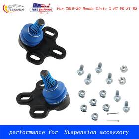 Otp012us3 2bebetter Lower Ball Joint Front Camber Adjuster Kit For 2016-20 Honda Civic X Fc Fk Si Rs