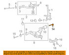 4819034010 Toyota Oem Lower Control Cam