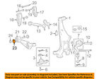 4819850040 Toyota Lexus Oem Front Arm Adjust Cam