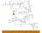 48452-34011 4845234011 Toyota Toe Adjustment Plate