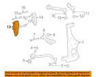 4861450010 Toyota Lexus Oem Front Support Right