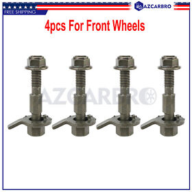 4x Adjustable Camber Correction Alignment Kit For 1997-2004 Mitsubishi Diamante
