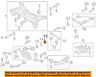 552232b100 Kia Oem Sorento Rear Arm Adjust Cam
