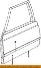 75150sb2661zz Honda Oem Civic Front Frame Panel Left