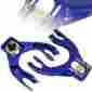 8-cam-hc92-fl-bl-a Hdc Autosports For 1992-1995 Honda Civic Jdm Blue Adjustable Front Upper Control Arm Camber Kit