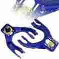 8-cam-hc92-fl-bl Hdc Autosports For Honda Acura Jdm Powdered Blue Adjustable Front Upper Control Arm Camber Kit