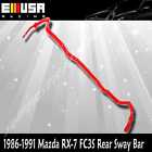86-91 Mazda Rx-7 Fc3 Rear Sway Bar Kit Red 18mm