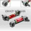 Cbkrhc88rd-coupe 88-00 Deep Stage Garage Civic Crx Integra Del Sol Adjustable High Strength Front Camber Kit Red Powder-coated