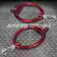 Cbkrs13rd-coupe 89-94 Speed Daddy Adjustable Rear Camber Suspension Kits Arms For 240sx S13 180sx Red Powder-coated