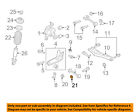 8l2z5k751a Ford Oem Rear Arm Cam