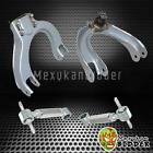 90-93 Rck-ef-po Mexykanbidder Chrome Front Upper Rear Adjustable Suspension Camber Kit Acura Integra Da