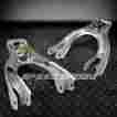 Cbkhc92sl 94-01 Speed Daddy Adjustable Coated Steel Front Camber Kits Integra Dc 92-95 Civic Ek Sivler Powder-coated