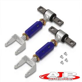 Ck-2004bl-154-m3 Ajp Distributors Blue 2pc Rear Adjustable Camber Kit For 2001-2005 Civic / 2002-2006 Acura Rsx