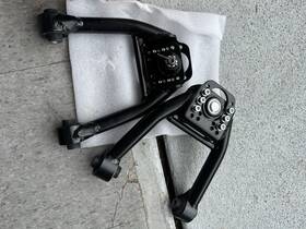 Ck-2017bk-949-w6 Ajp Distributors Black Adjustable Front Upper Control Arm Camber Kit For 1996-2000 Honda Civic Ek