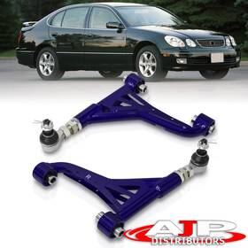Ck-2020bl-160-e6 Ajp Distributors Blue Pillowball Rear Upper Adjustable Camber Kit Set For 1998-2005 Gs300 / Is300
