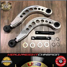 Hwc-lcahc06sl Alignment Caster/camber Adjustment Nut Pro Series Silver Adjustable Rear Kit 06-15 Civic Si 06-11 Csx 13-17 Llx