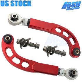 Cr058-rd-thw Aosuracing Adjustable Rear Camber Arm Front Bolts Kit For Scion Tc 2005-10 Ant10 Red