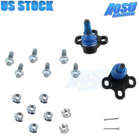 Otp012-bk-thw Aosuracing For 2016-20 Honda Civic X Fc Fk Si Rs Lower Ball Joint Front Camber Adjuster Kit
