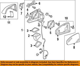 4m1949146 Audi Oem 17-25 Q5 Phev Front Door Outside Mirrors-warning Lamp