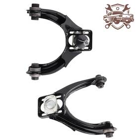 Cr049-bk-w Automotiveparts-world Black For 96-00 Honda Civic Ej Ek Front Upper Control Camber A-arms Adjustable