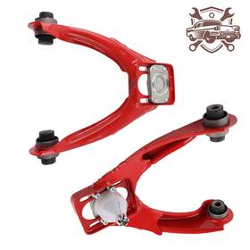 Cr049-rd-w Automotiveparts-world Adjustable Front Upper Control Camber A-arms Kit For 96-00 Honda Civic Ej Ek Red