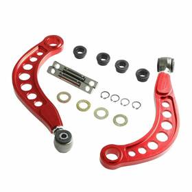 Autopartsstar 940981275780 For 06-15 Honda Civic 1.8l 2.0l Rear Upper Camber Correction Kit Anodized Red