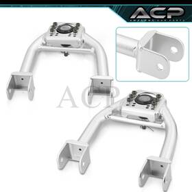 Ck-2016sl-c3p9a Awesomecarparts For 92-95 Honda Civic Dx Lx Ex Si 2pcs Front Upper Adjustable Camber Arm Silver