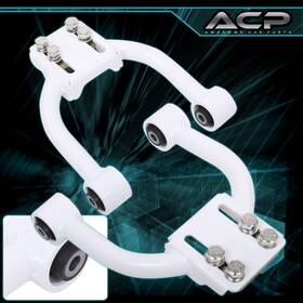 Ck-2017wh-acp-d1 Awesomecarparts For 96-00 Civic Ek Ej Em Front Suspension Adjustable A-arm Arm Camber Kit White
