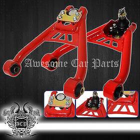 Ck-2022rd-156-o9 Awesomecarparts For 00-09 S2000 S2k Ap1 Ap2 Front Replacement Steel Adjustable Camber Arm Red