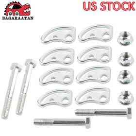 Cr062-sl-bhw Bagaraatan 2x Front Alignment Camber Caster Cam Bolt Kit For 1999-18 Silverado 1500 2500 Hd