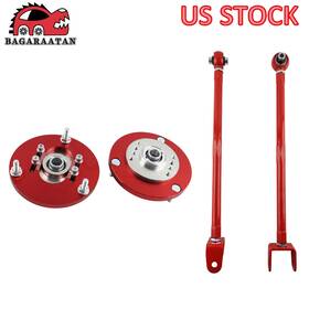 Ccp002-rd-bhw Bagaraatan Sap002-rd Front Coilover Top Mount Camber Plate And Rear Control Arms For Bmw 3 Series E36