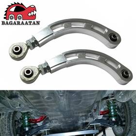 Wg-098-silver-bhw Bagaraatan Silver Adjustable Bearing Rear Camber Arm Kit For Mitsubishi Lancer 02-06 08-17