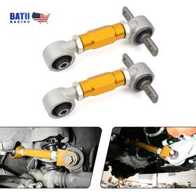 Ltb002-go-us Batu Gold Ek/eg Adjustable Rear Suspension Upper Camber Control Arm Rod For Civic