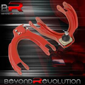 Ck-2005rd-236-n5 Beyond Revolution For 1988-1991 Civic Crx Front Upper Suspension Steel Control Arm Camber Kit Red