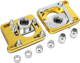 Cbk-14043 Bezt For 94-04 Ford Mustang /-2.5 Adjustable Alignment Camber Caster Plates Gold