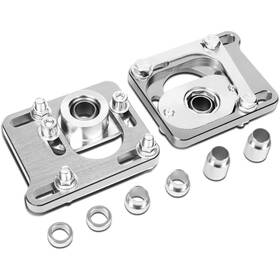 Cbk-14074 Bezt For 94-04 Ford Mustang /-2.5 Adjustable Alignment Camber Caster Plates Silver