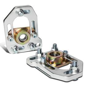 Sy-cbk-18263 Bezt For 79-89 Ford Mustang Pair Front Adjustable Camber/caster Plates Silver