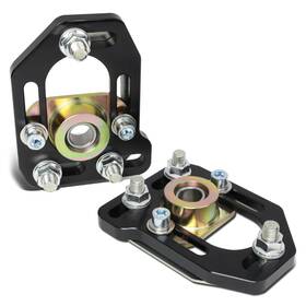 Sy-cbk-18270 Bezt For 79-89 Ford Mustang Pair Front Adjustable Camber/caster Plates Black