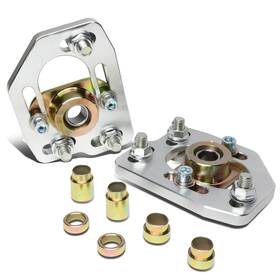 Sy-cbk-18294 Bezt For 90-93 Ford Mustang Pair Front Adjustable Camber/ Caster Plates Silver