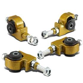 Sy-cbk08646 Bezt Adjustable Steel Front Camber Kit For 90-97 Accord/civic/92-96 Prelude Gold