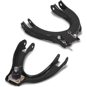 Sy-cbk08684 Bezt Black Steel Front Upper Suspension Adjustable Camber Arm Kit For 88-91 Civic/crx