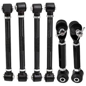 01gizx Bfo 6pcs Adjustable Rear Camber Arms Set For 2003 2004 2005 2006 2007 Honda Accord