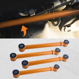 4mwfxv Bfo Adjustable Upper Lower Control Arms 0-6 Inch Lift For Dodge Ram 3500 1999 2000