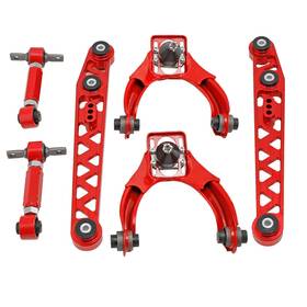 5xpvjq Bfo 6pcs Front And Rear Control Arms Adj. Camber Kit For 1996-2000 Honda Civic