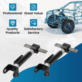 N48zvs Bfo 2x Rear Suspension Camber Arm Rod Kit For Acura Rsx 2002-2006 Honda Civic 01-05