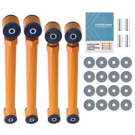 N94wko Bfo Adjustable Hd Upper And Lower Control Arms 0-6 Inch Lift For Ram 1994-2008 1500 Gold