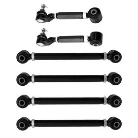 Qtmh1b Bfo 6pcs Suspension Rear Camber Arms Set With Rubber Bushing For Honda Accord 2003-2007